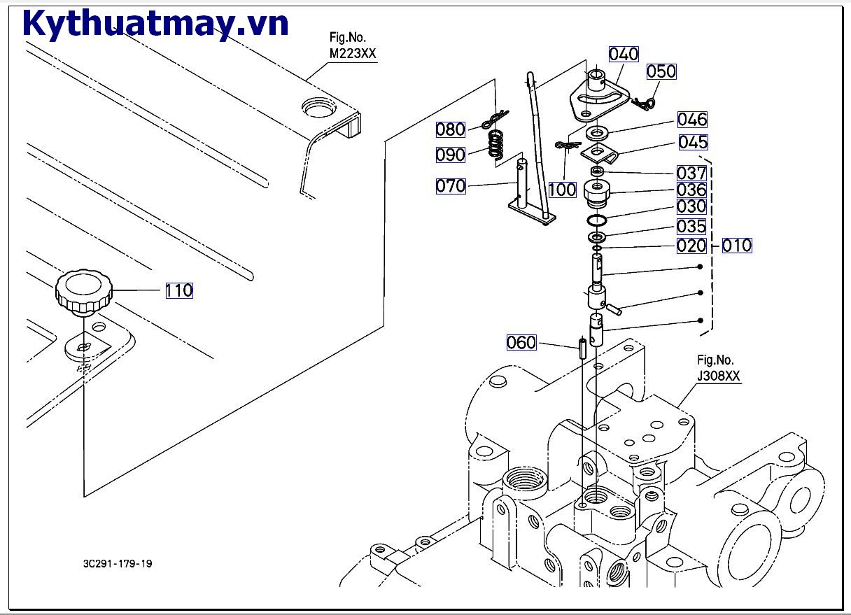 Bộ điều chỉnh cần nâng hạ ( mới) 10001 đến 49999